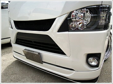 ハイエース レジアスエース KDH・TRH200系 4型 5型 6型 標準 ナロー フロントリップスポイラー Ver.4 塗装済 CRS ESSEX エセックス シーアールエス
