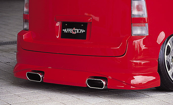 アフェクション bB NCP30 NCP31 NCP35 前期 リアバンパースポイラー 未塗装 AFFECTION ULTIMATE アルティメット