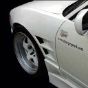 チャージスピード シルビア S13 D-1スタイルベントフェンダー 未塗装 CHARGE SPEED