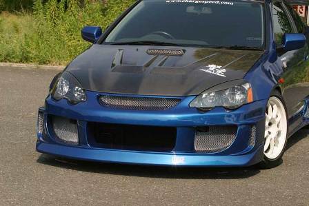 チャージスピード インテグラ DC5 後期 ボンネット ダクト付き カーボン カーボン CHARGE SPEED