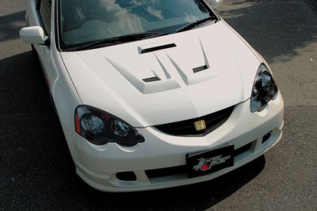 チャージスピード インテグラ DC5 後期 ボンネット ダクト付き FRP FRP 未塗装 CHARGE SPEED BottomLine ボトムライン