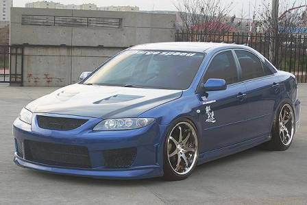 チャージスピード アテンザセダン GG#P フロントバンパー FRP 未塗装 CHARGE SPEED