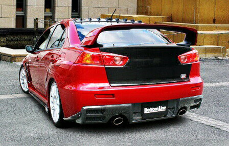 チャージスピード ランエボ ランサー CZ4A リアディフューザー タイプ1 カーボン CHARGE SPEED BottomLine ボトムライン