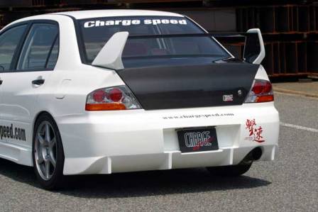 チャージスピード ランエボ ランサー CT9A CT9W リアバンパー 未塗装 CHARGE SPEED 撃速CHARGE SPEED 撃速チャージスピード