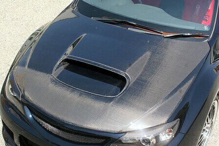 外装、車外用品 スバル GD系インプレッサ 中期型カーボンボンネット