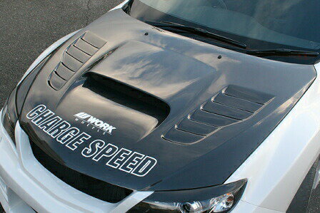 チャージスピード インプレッサ WRX GRB GRF ボンネット カーボン 未塗装 CHARGE SPEED 撃速CHARGE SPEED 撃速チャージスピード