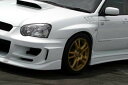 チャージスピード インプレッサ WRX GD# フロントワイドフェンダー 未塗装 CHARGE SPEED 撃速CHARGE SPEED 撃速チャージスピード