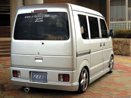 【FEEL(フィール)FEEL(フィール)】 リアバンパーガーニッシュ 未塗装 エブリィ DA64V