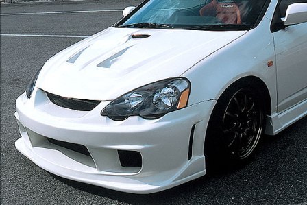 イングス インテグラ DC5 前期 フロントバンパー ハイブリットエアロ 未塗装 ings N-SPEC エヌスペック