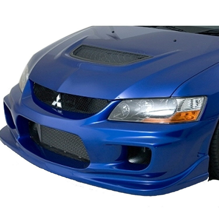 Front Spoiler - イングス ランエボ 8.9 ランサーエボリューション8.9 CT9A フロントバンパー ハイブリットエアロ 未塗装 ings N-SPEC エヌスペック