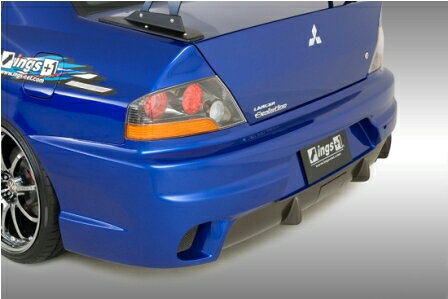 イングス ランエボ 8.9 ランサーエボリューション8.9 CT9A リアバンパー FRP 未塗装 ings N-SPEC エヌ..