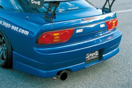 イングス 180SX RPS13 リアバンパー FRP 未塗装 ings N-SPEC エヌスペック
