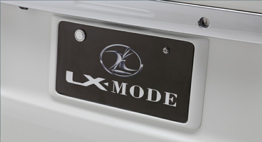 LXモード ヴォクシー ZRR80/85　ZWR80 前期 カラードリアライセンスフレーム LX-MODE 配送先カーショップのみ
