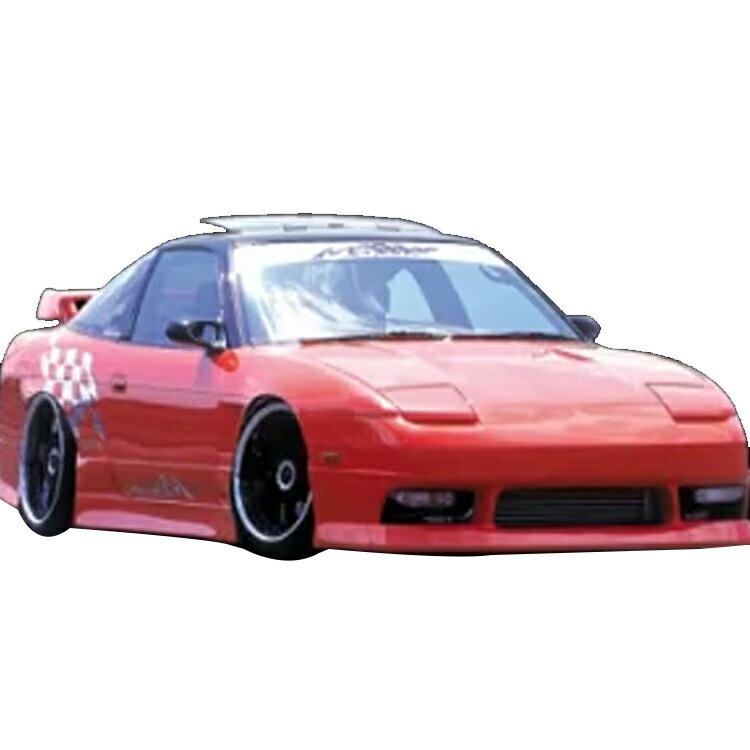 マック 180SX フロントバンパー タイプB FRP 未塗装 mac M SPORTS エムスポーツ