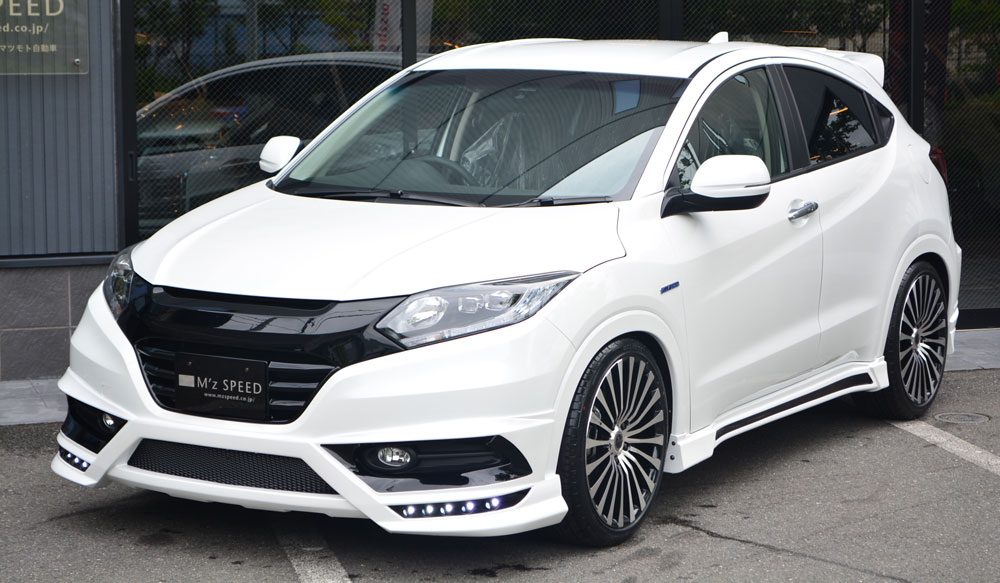 エムズスピード ヴェゼル RU1 RU2 RU3 RU4 前期 3点セット 塗装済 2371-s001 M'z SPEED LUV LINE ラヴライン