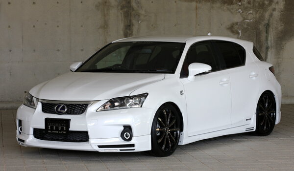 エムズスピード CT200h ZWA10 3点セット+LEDデイライト 未塗装 1411-s001 M'z SPEED GLMRS LINE グラマラスライン