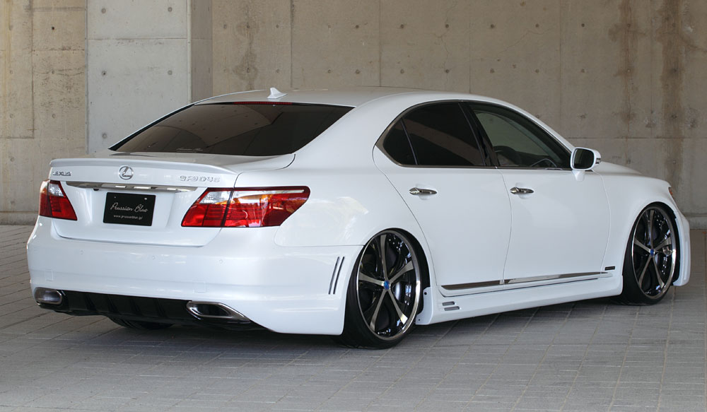 エムズスピード LS600h LS600hL LS460 460l UVF45 UVF46 USF40 UVF41 中期 トランクスポイラー FRP 未塗装 M'z SPEED Prussian Blue プルシャン ブルー