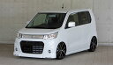 エムズスピード ワゴンRスティングレー MH34S フロントハーフスポイラー 未塗装 3191-1112 M'z SPEED GRACE LINE グレースライン(2)