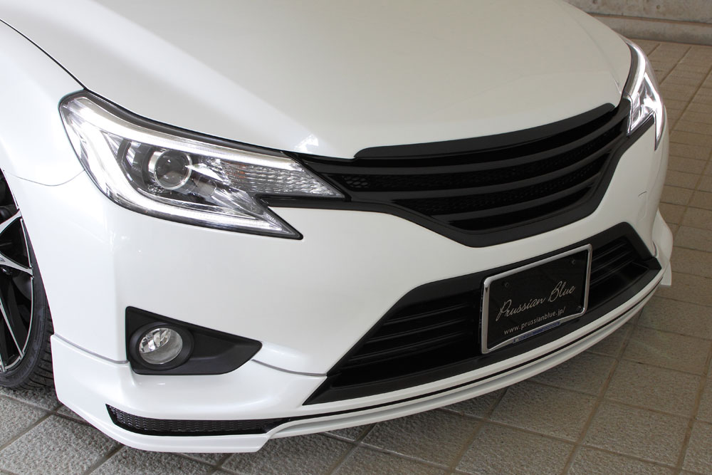 エムズスピード マークX GRX130 後期 フロントハーフスポイラー 未塗装 6511-1111 M 039 z SPEED Prussian Blue プルシャン ブルー