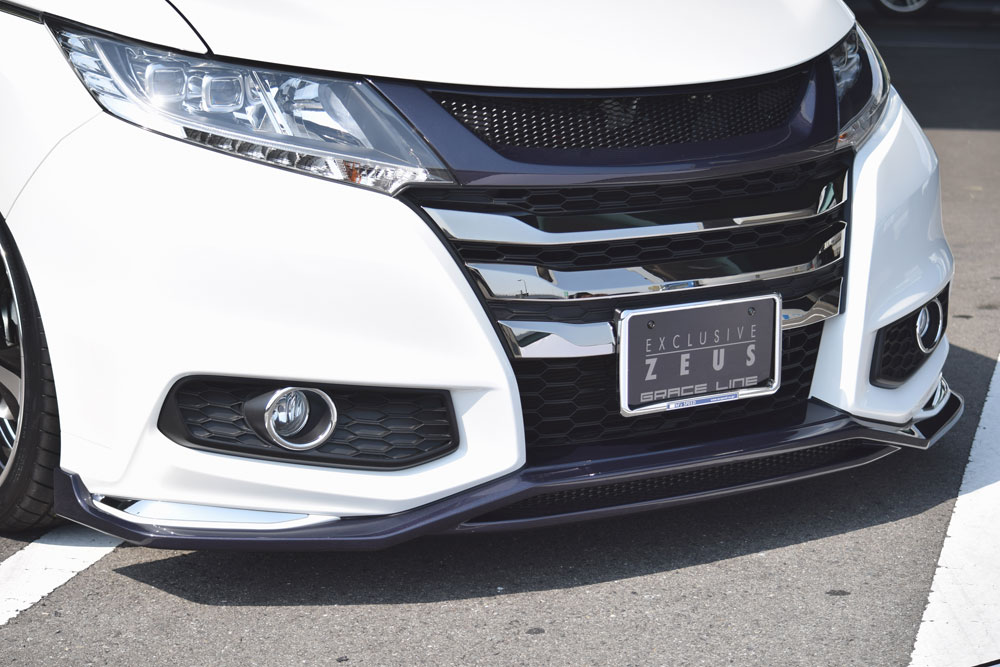 エムズスピード オデッセイ RC1 2 4 フロントハーフスポイラー 塗装済 3093-1212 M'z SPEED GRACE LINE グレースライン