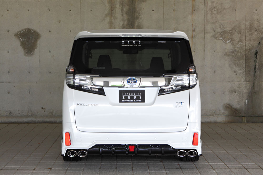 エムズスピード ヴェルファイア 30系 前期 マフラー エキゾーストシステム 左右4本出し 3042-0145-01 M'z SPEED GRACE LINE グレースライン