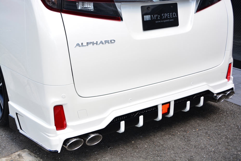 エムズスピード アルファード 30系 前期 マフラー エキゾーストシステム 左右4本出し 3042-0145-01 M'z SPEED GRACE LINE グレースライン