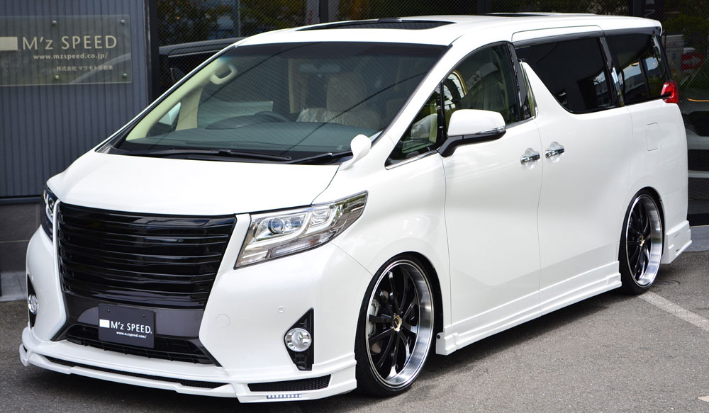 エムズスピード アルファード GGH・AGH・AYH30系 前期 4点セット FRP 2色塗り分け塗装 3023-s002 M'z S..