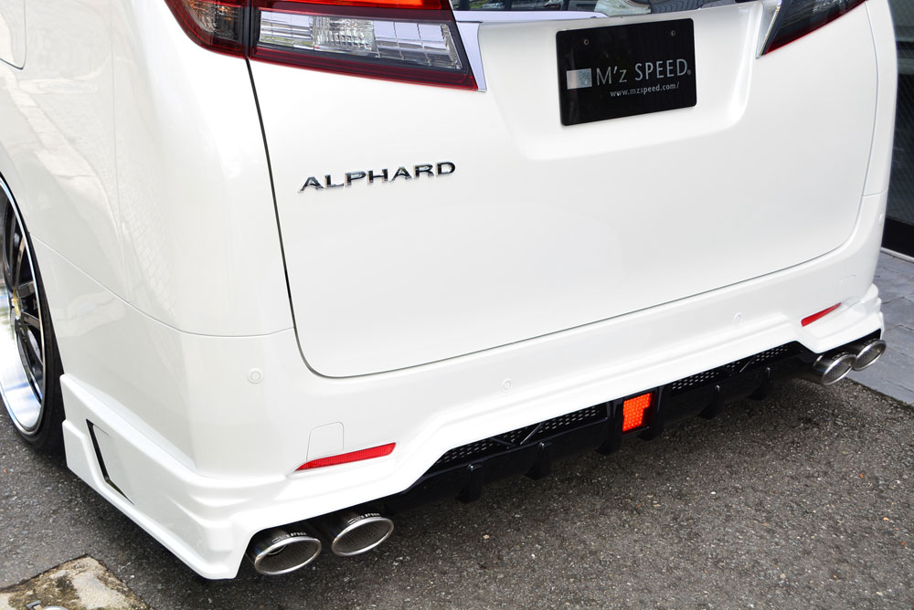 エムズスピード アルファード 30系 前期 マフラー エキゾーストシステム 左右4本出し 3042-0145-01 M'z SPEED GRACE LINE グレースライン