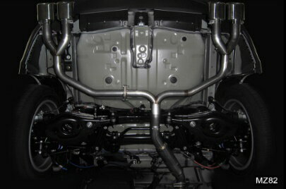 Rakuten - エムズスピード ハリアー ASU60W 後期 エキゾーストシステム 左右4本出し MZ82 2293-0345 M'z SPEED LUV LINE ラヴライン