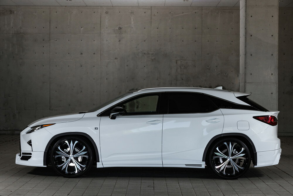 エムズスピード RX200t Fスポーツ RX450h Fスポーツ AGL2#W/GYL2#W サイドステップ 塗装済 2332-2112 M'z SPEED LUV LINE ラヴライン