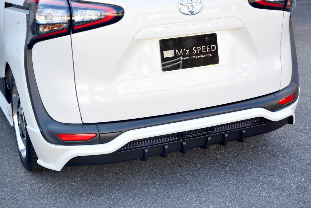 エムズスピード シエンタ NSP170 NCP175 NHP170 リアアンダー マフラーレス用 2色塗り分け塗装 3201-3113 M'z SPEED GRACE LINE グレースライン