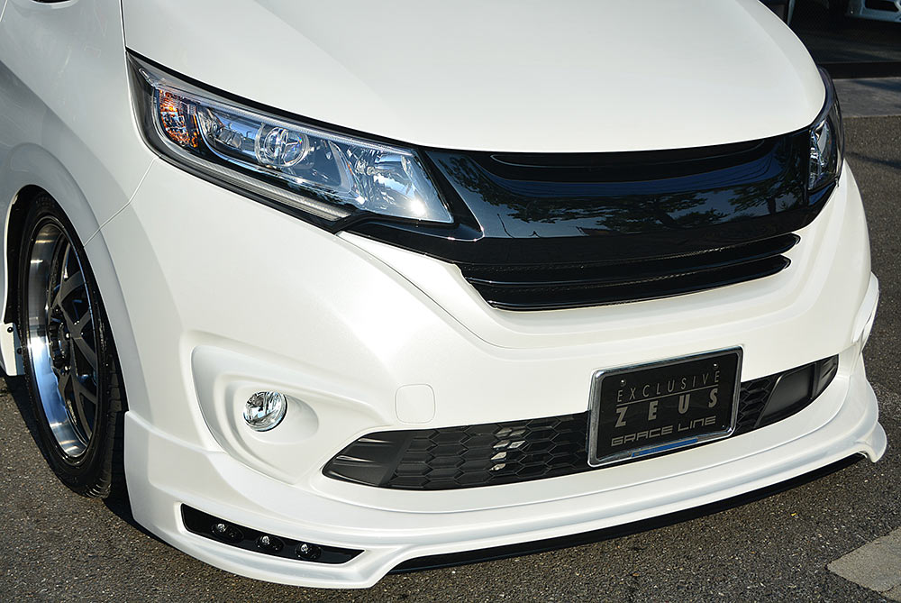 エムズスピード フリード GB5 GB6 GB7 GB8 フロントハーフスポイラー 塗装済 3182-1112 M'z SPEED GRACE LINE グレースライン