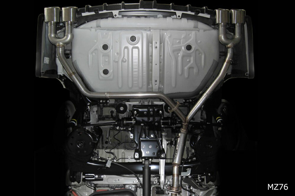 エムズスピード ノア 80系 後期 マフラー エキゾーストシステム 3053-0345-01 M'z SPEED GRACE LINE グレースライン