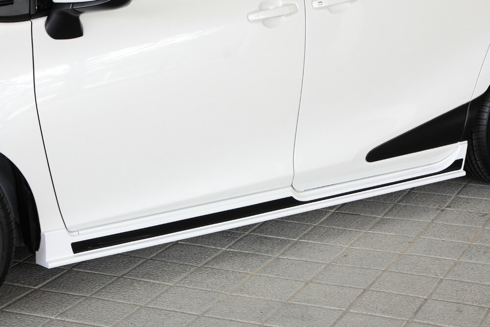 エムズスピード シエンタ NSP170 NCP175 NHP170 サイドステップ 2色塗り分け塗装 3201-2113-222 M'z SPEED GRACE LINE グレースライン