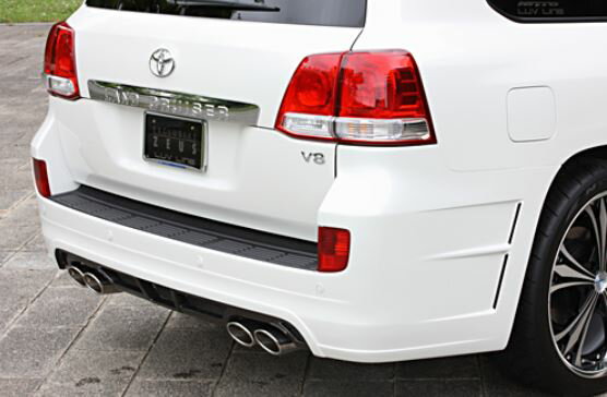 エムズスピード ランドクルーザー URJ202W リアバンパースポイラー 未塗装 2311-3111 M'z SPEED LUV LINE ラヴライン