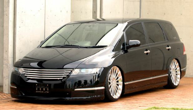 エムズスピード オデッセイ RB1 RB2 前期 フロントハーフスポイラー 塗装済 3091-1111-92p M'z SPEED GRACE LINE グレースライン