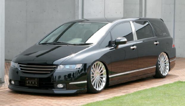 エムズスピード オデッセイ RB1 RB2 後期 フロントハーフスポイラー 塗装済 3091-1132-92p M'z SPEED GRACE LINE グレースライン