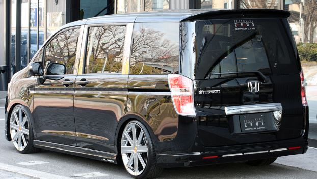 エムズスピード ステップワゴン RK1 RK2 前期 リアアンダースポイラー FRP 塗装済 3122-3142-624/3122-3142-731 M'z SPEED GRACE LINE グレースライン