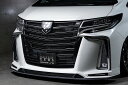 エムズスピード アルファード 30系 GGH AGH AYH 後期 フロントハーフスポイラー LED付属 ABS 塗装済 3023-1130-070 3023-1130-202 M'z SPEED GRACE LINE グレースライン(2)