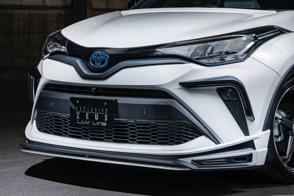 Front Spoiler - エムズスピード C-HR ZYX NGX 後期 フロントハーフスポイラー 未塗装 2391-1131 M'z SPEED LUV LINE ラヴライン