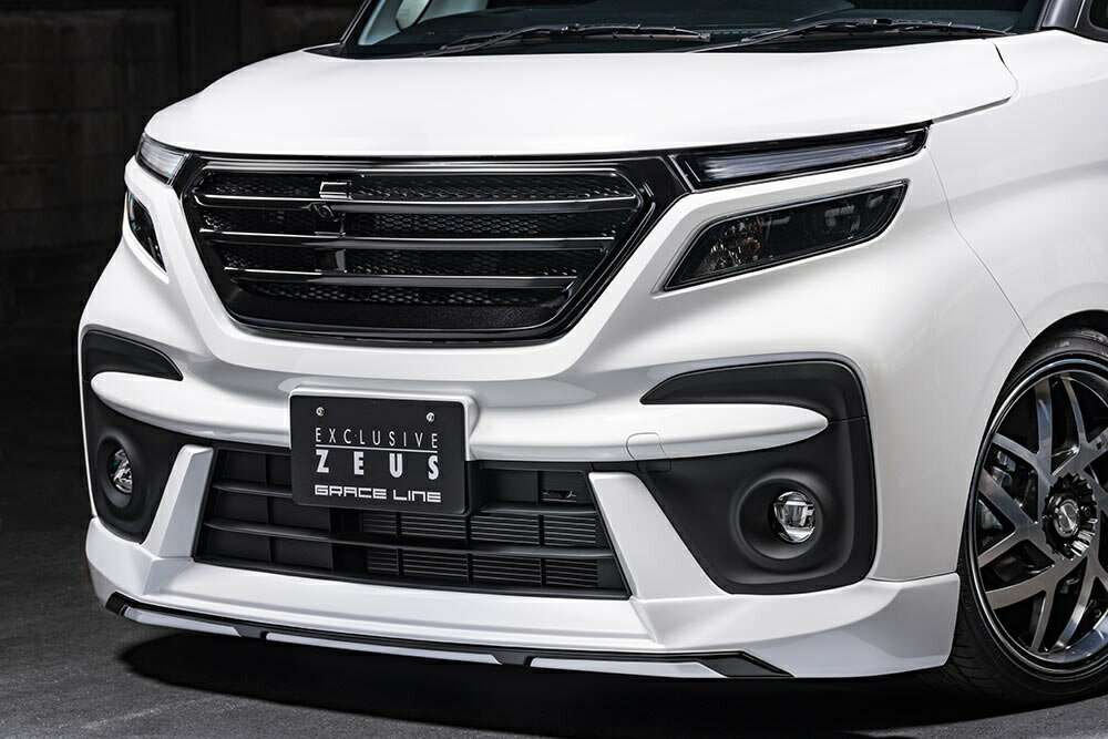 エムズスピード ソリオバンディット MA37S フロントハーフスポイラー ABS 2色塗り分け塗装 3161-1410-222 M'z SPEED GRACE LINE グレースライン
