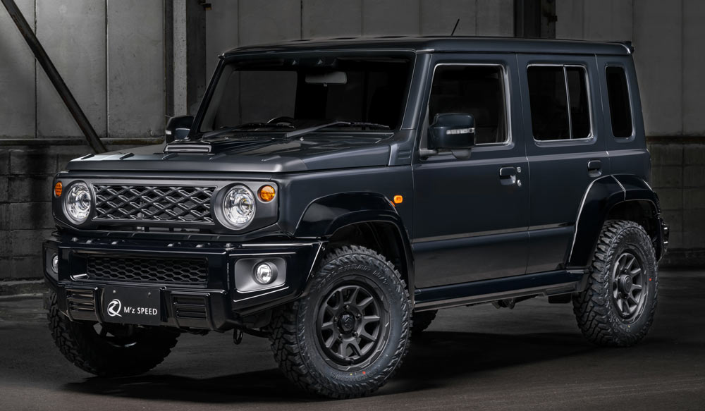 エムズスピード ジムニー シエラ JB74W フロントグリル ABS製 2401-4210 M'z SPEED LUV LINE ラヴライン