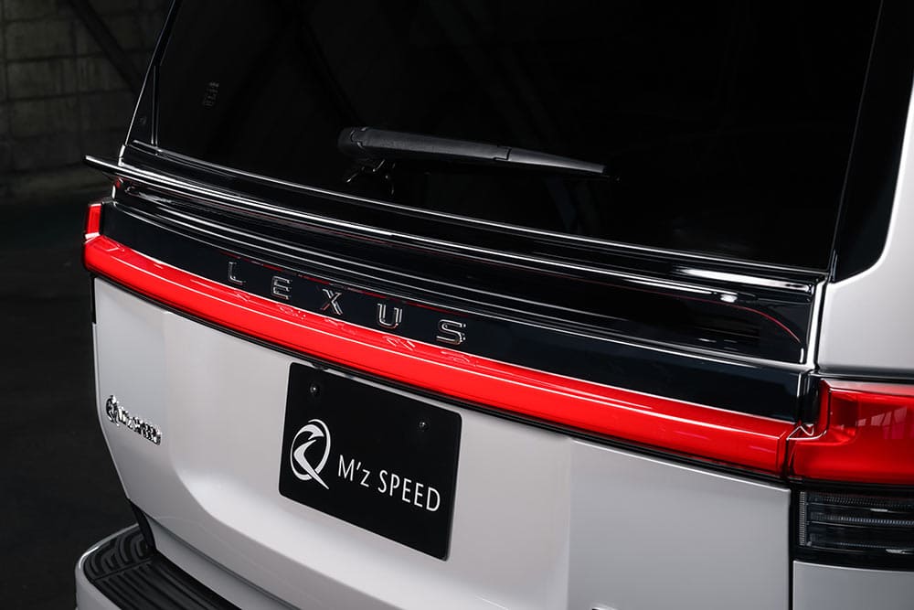 Rakuten - レクサス GX GX550 (VJA252W) リアゲートスポイラー ABS製 2342-5110 M'z SPEED エムズスピード LUV LINE ラヴライン