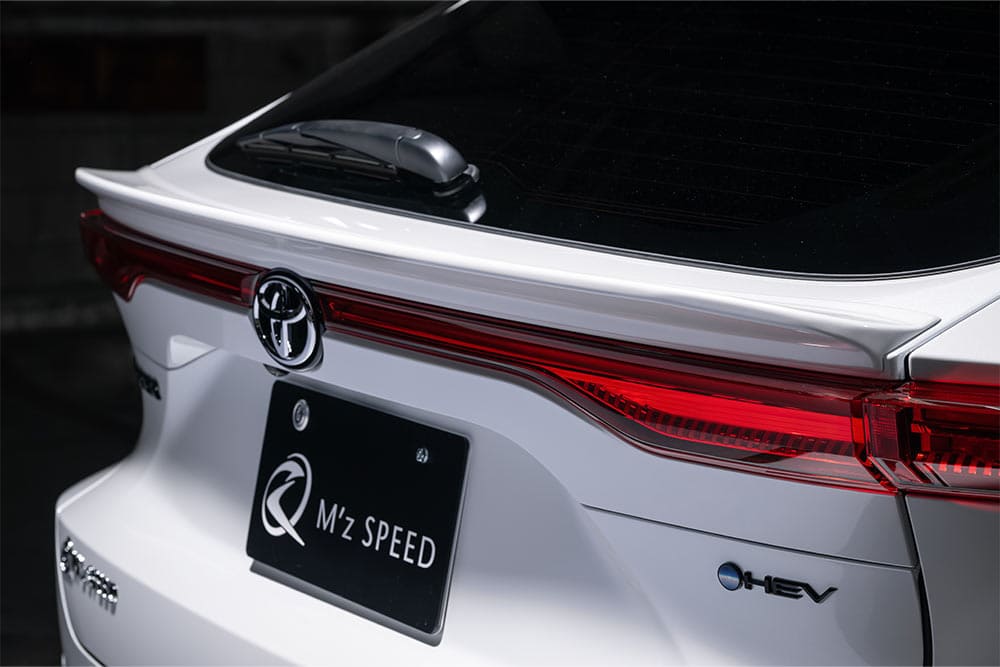 ハリアー MXUA8# AXUH8# リアゲートスポイラー ABS製 塗装済 2294-5110-219 M'z SPEED エムズスピード LUV LINE ラヴライン