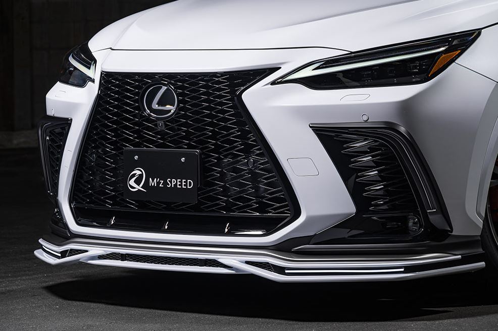 エムズスピード NX350 NX350h NX450h+ Fスポーツ AAZH20 AAZH25 AAZH26 TAZA25 フロントハーフスポイラー AES製 塗装済 2362-1110-083 M'z SPEED LUV LINE ラブライン
