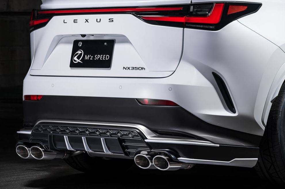 エムズスピード NX350 NX350h NX450h+ Fスポーツ AAZH20 AAZH25 AAZH26 TAZA25 リアアンダースポイラー AES製 塗装済 2362-3110-212 M'z SPEED LUV LINE ラブライン