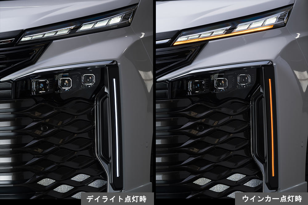 エムズスピード ヴォクシー MZRA9#W S-Z S-G ZWR9#W HYBRID S-Z S-G デイライトキット AES製 塗り分け塗装済 3054-7510-218 M'z SPEED GRACE LINE