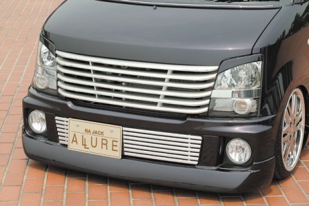 NAジャック ワゴンR RR MH21S 後期 フロントハーフスポイラー FRP 未塗装 Na jack ALLURE アリュール