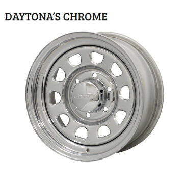 15インチ 6H139.7 6.5J+40 6穴 デイトナクローム ハイエース ホイール 1本 MORITA DAYTONA’S CHROME クローム M