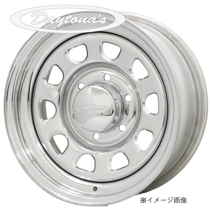 15インチ 5H127 7J-6 5穴 DAYTONA'S ホイール 4本 クローム MORITA デイトナズ モリタ